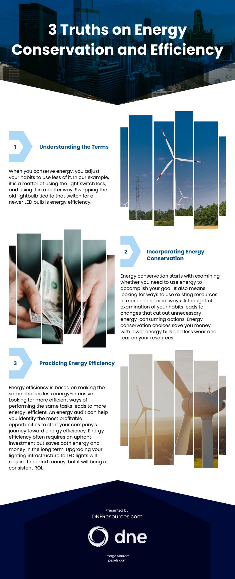 3 Truths on Energy Conservation and Efficiency Infographic