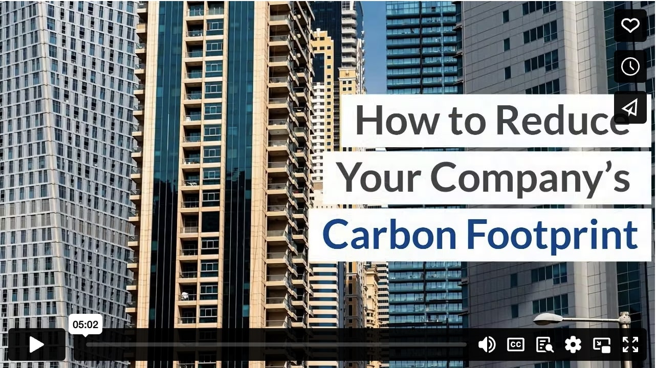 How to reduce your company’s carbon footprint