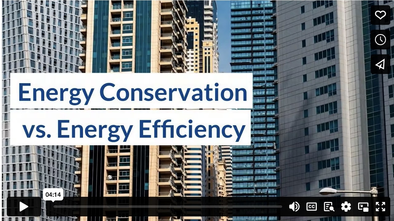 Everything you need to know about energy conservation and energy efficiency to enhance your energy strategy