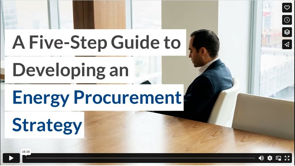 A five-step guide to developing an energy procurement strategy